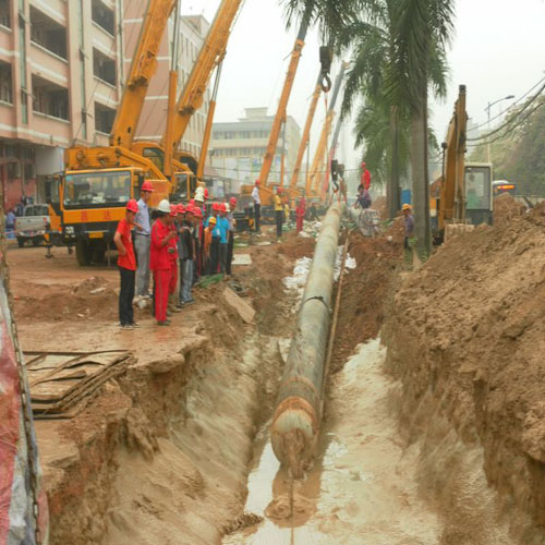 頂管施工公司的安全施工現場 頂管施工公司的安全施工現場